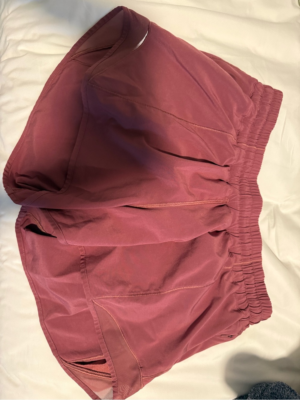 lululemon athletica Womens Maroon/Dusty Red Running Shorts